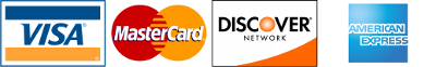 Accepted credit/debit cards: Visa, MasterCard, Discover, and Amex